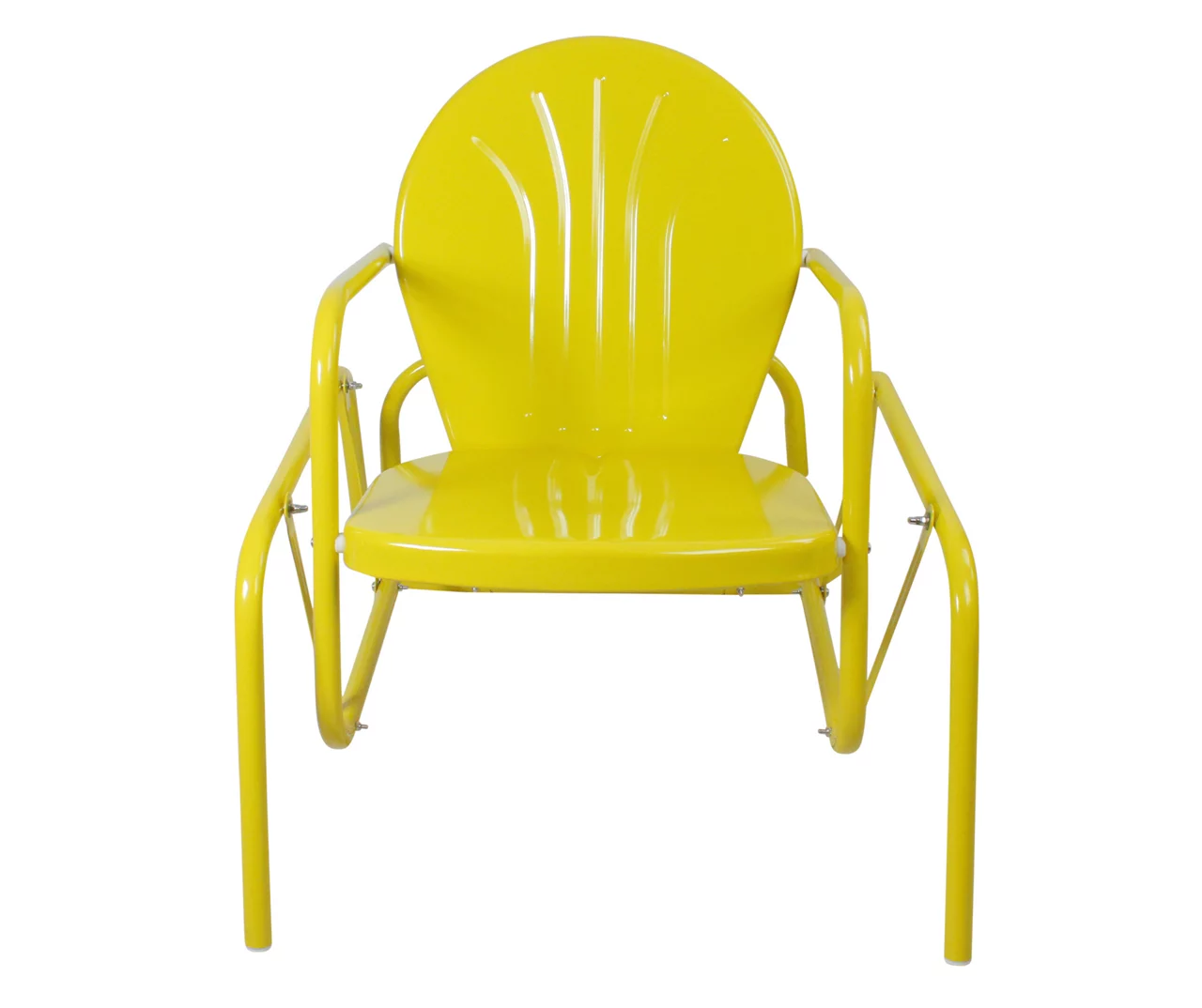 Northlight Retro Tulip Metal Patio Glider Chair - Image 6