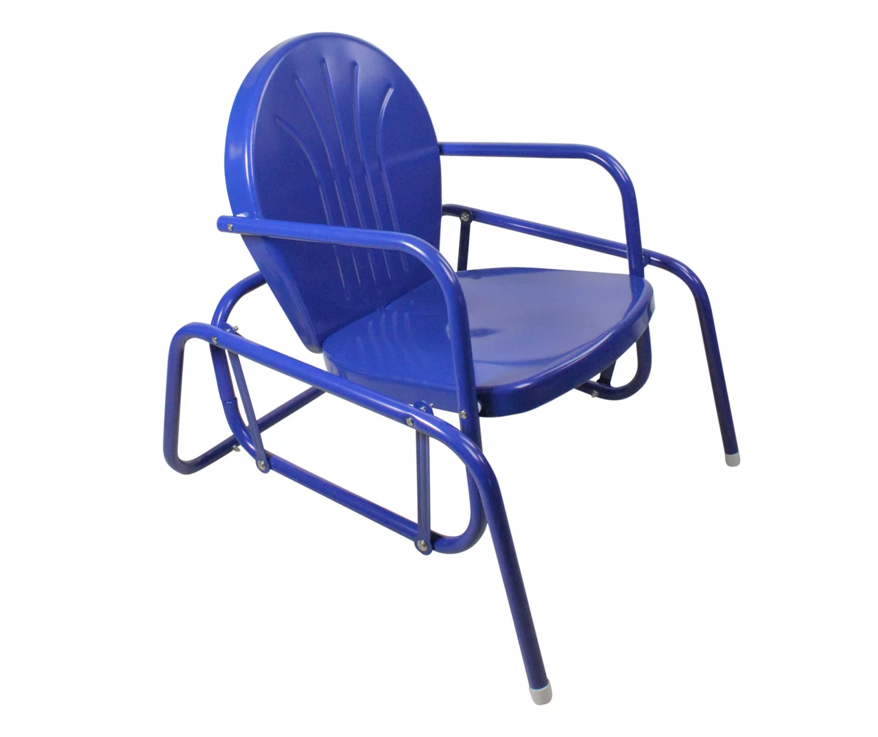 Northlight Retro Tulip Metal Patio Glider Chair - Image 7