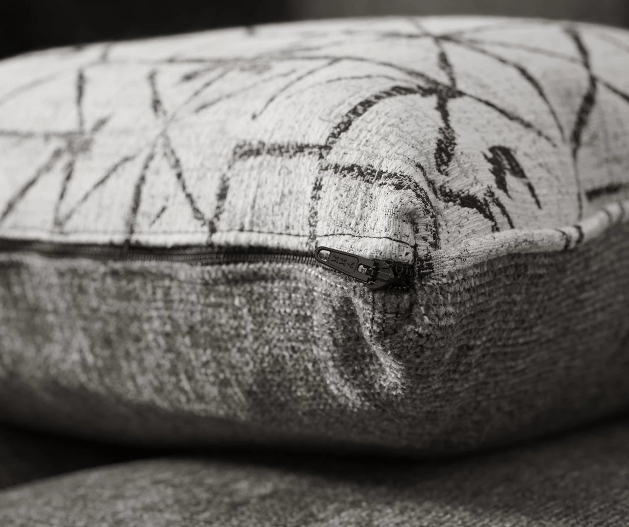 Alexandria Gray Chenille Sofa - Image 7