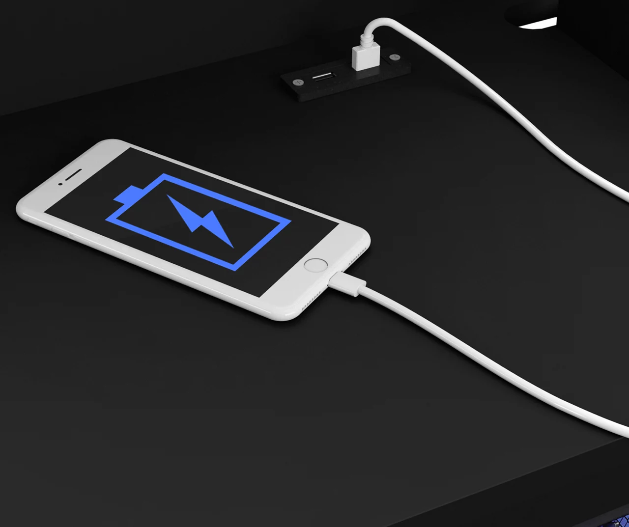 59.5" Black CoolGlow Electric Fireplace & Fan Console - Image 3