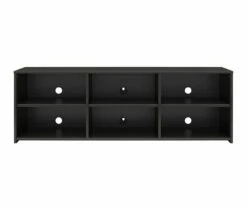 60" Capstan Black Oak TV Stand