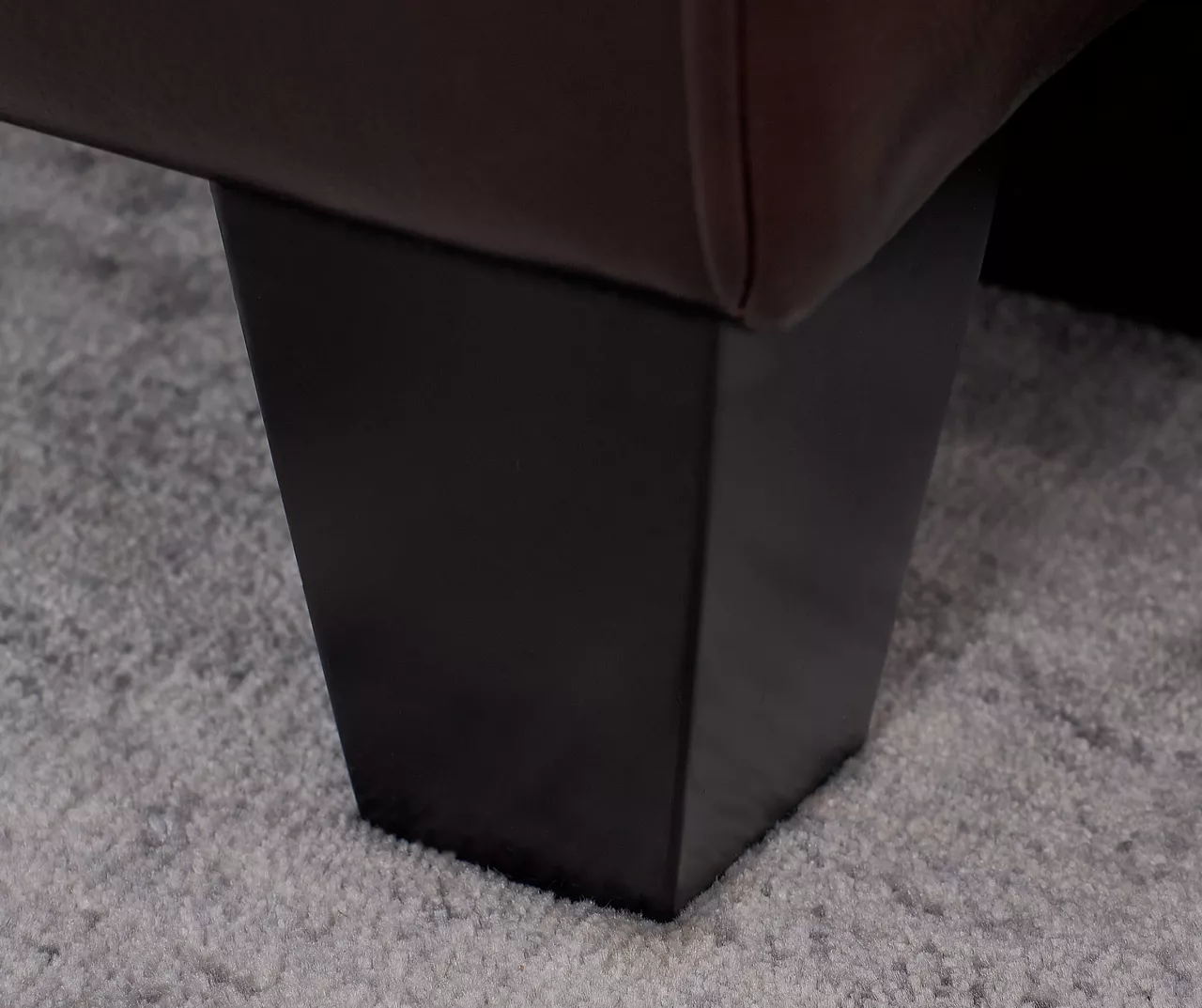 Serta Palisades Chestnut Bonded Leather Sofa - Image 8