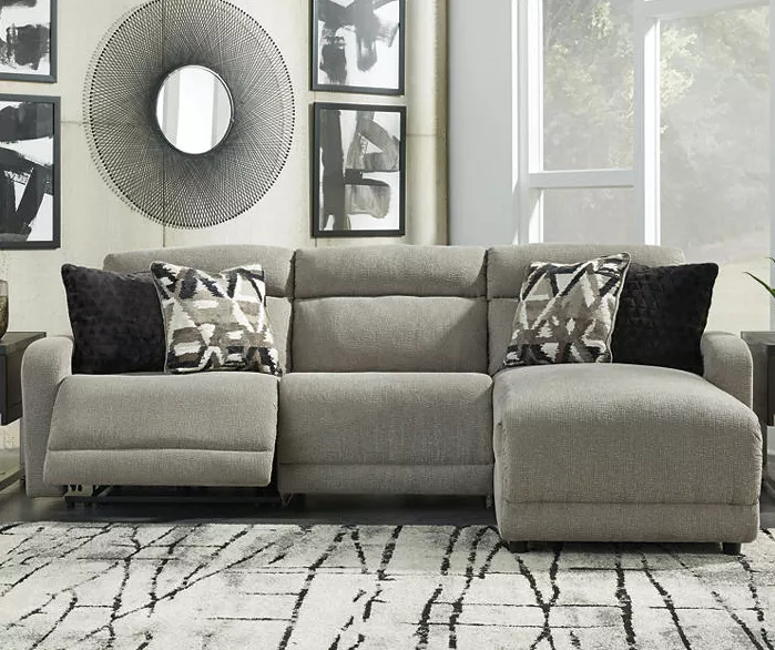 Colleyville Stone 3-Piece Power Reclining Sectional