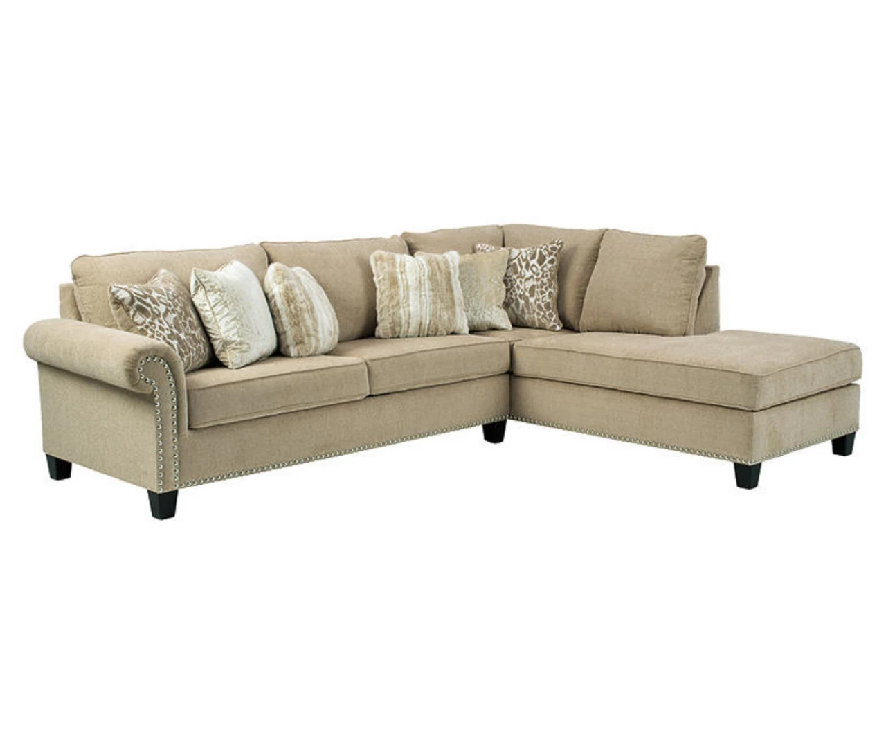 Signature Design By Ashley Dovemont Sectional With Right-Facing Chaise