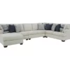 Signature Design By Ashley Lowder Stone 5-Piece Sectional With Left-Facing Chaise
